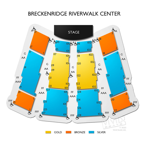 Breckenridge Riverwalk Center Seating Chart Vivid Seats