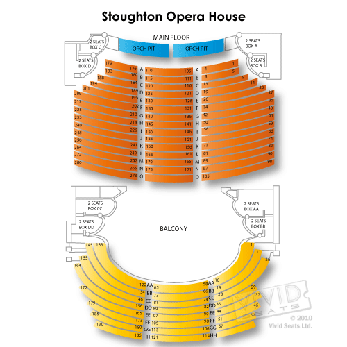 stoughton opera house seat map