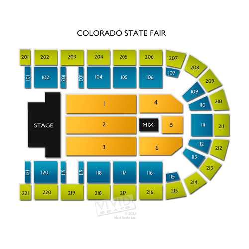 Colorado State Fair Seating Chart Vivid Seats