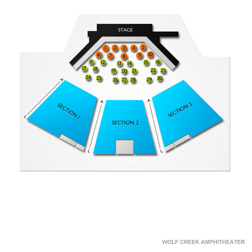 Wolf Creek Amphitheater Seating Chart Vivid Seats
