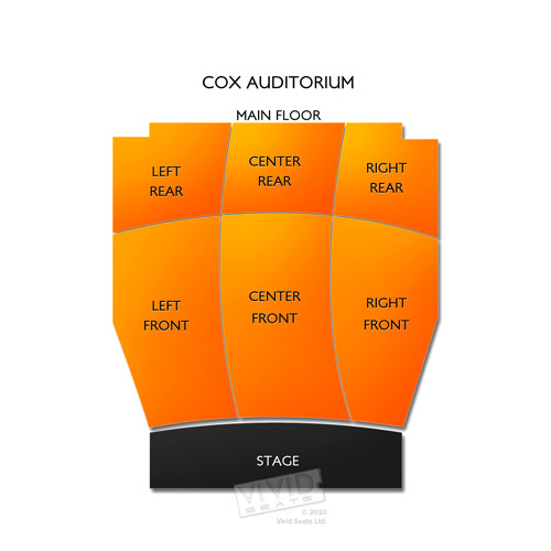 Cox Auditorium Seating Chart Vivid Seats