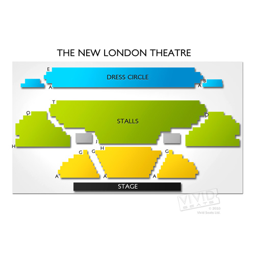The New London Theatre Seating Chart Vivid Seats