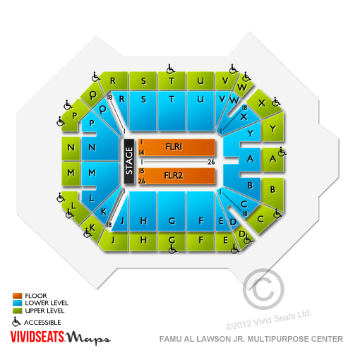 Al Lawson Center Seating Chart Vivid Seats