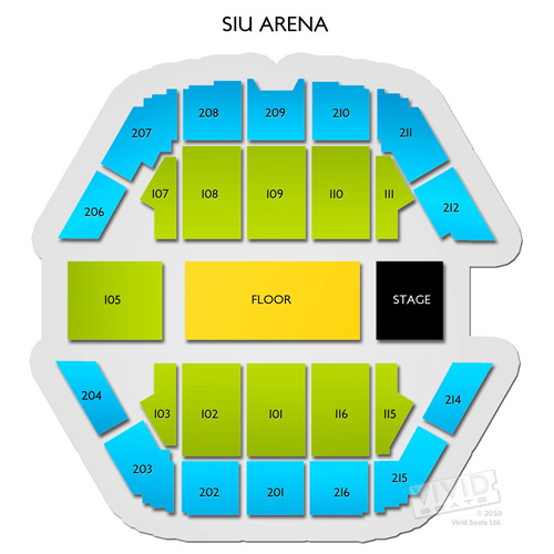 SIU Arena Tickets SIU Arena Seating Chart