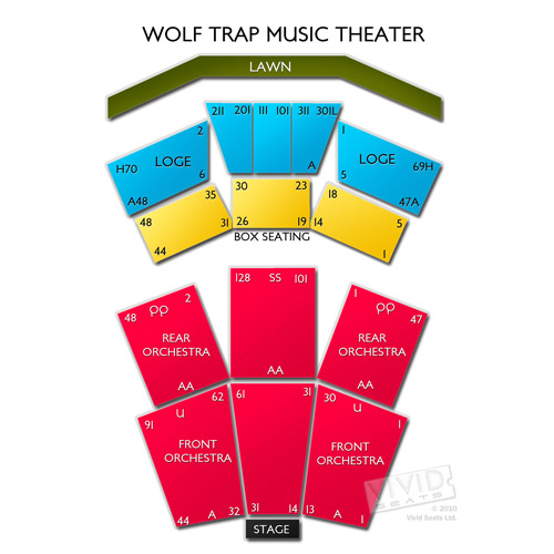 Interactive Wolf Trap Seating Chart