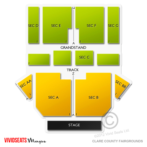 Clare County Fairgrounds Seating Chart Vivid Seats