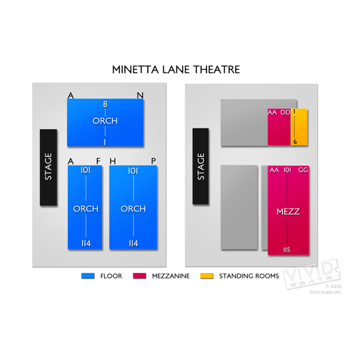 Lane Theatre Seating Chart Vivid Seats