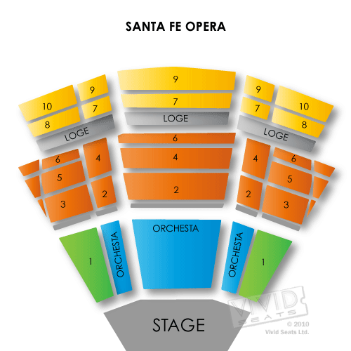 Santa Fe Opera Seating Chart With Seat Numbers