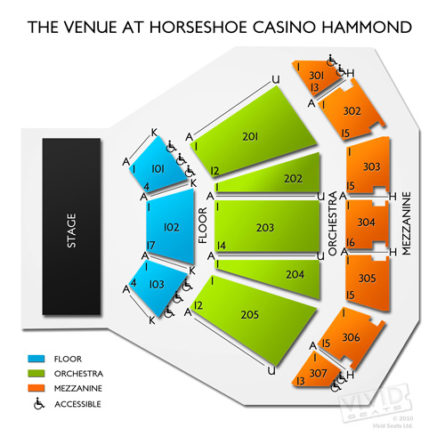 horseshoe casino hammond age venue