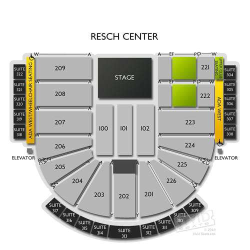 Resch Center Tickets Resch Center Information Resch Center Seating