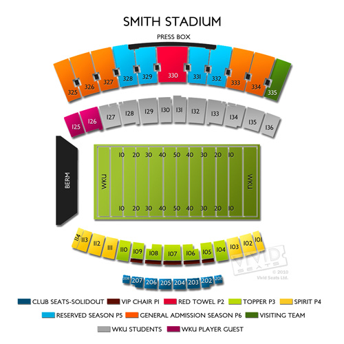 Smith Stadium Seating Chart Vivid Seats