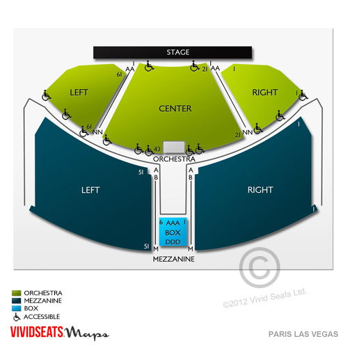 Chrysler hall seating chart detailed #3