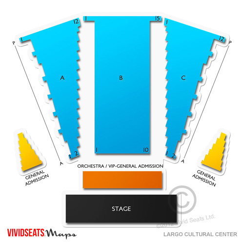 Largo Cultural Center Seating Chart Vivid Seats