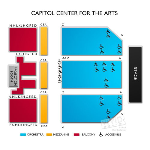 Capitol Center For The Arts Concord Nh Seating Chart