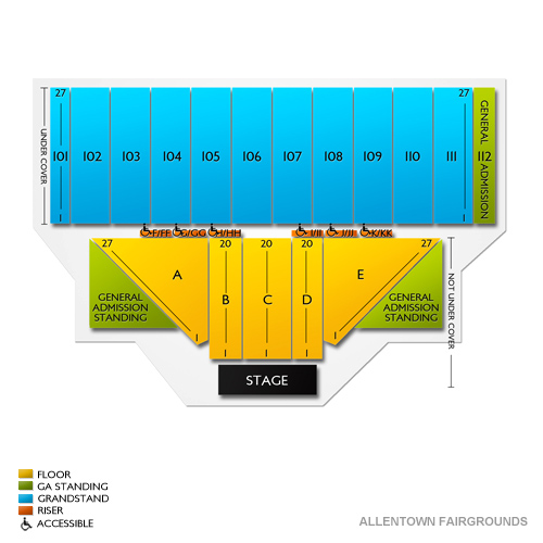 Allentown Fairgrounds Seating Chart Vivid Seats