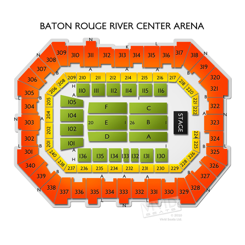 Baton River Center Seating Chart