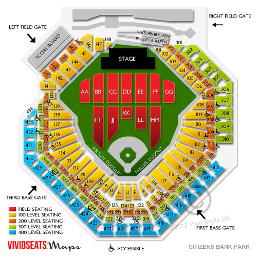 Citizens Bank Seating Chart