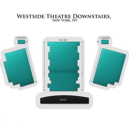 Westside Theatre Downstairs NY Seating Chart Vivid Seats