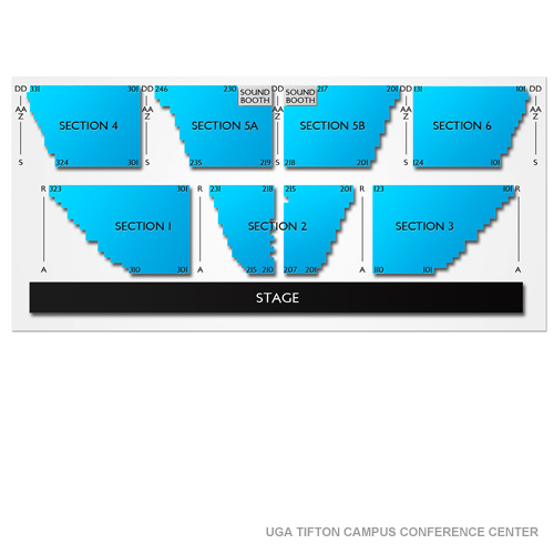 UGA Tifton Campus Conference Center Seating Chart | Vivid Seats