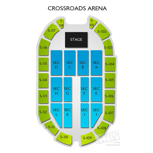 Crossroads Arena Seating Chart Vivid Seats