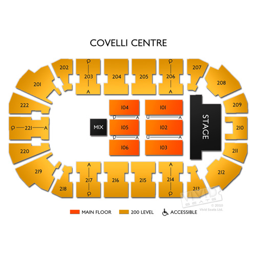 Covelli Centre Seating Chart | Vivid Seats