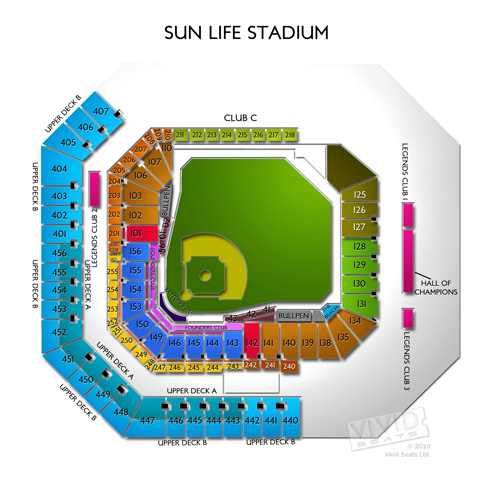 dolphins 3d seating chart