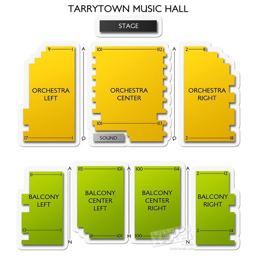 Tarrytown Music Hall Seating Chart Vivid Seats