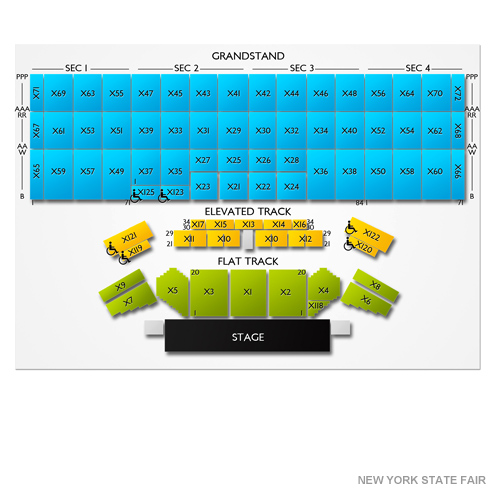 New York State Fair Seating Chart Vivid Seats