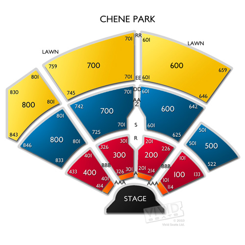 Chene Park Seating Chart Detroit