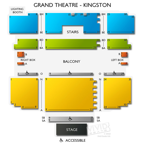 grand theatre kingston seating chart vivid seats grand canal theatre seating chart