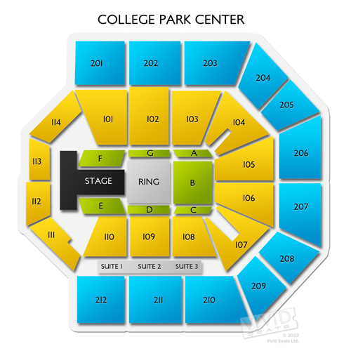 College Park Center Seating Chart Vivid Seats