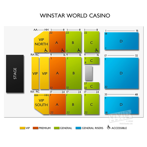 winstar casino thackerville seating chart