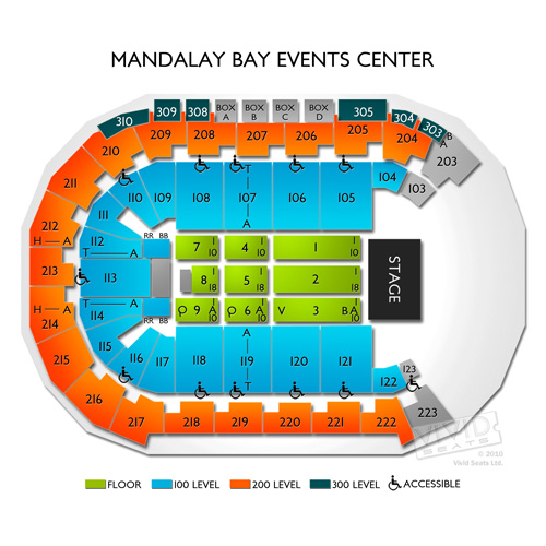 Mandalay Bay Seating Chart and Events Schedule Vivid Seats