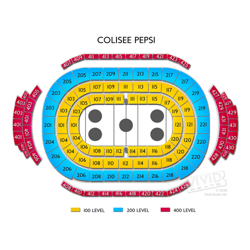 Colisee Pepsi Seating Chart | Vivid Seats