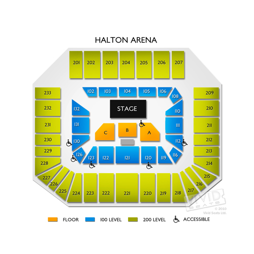 Halton Arena Seating Chart Vivid Seats