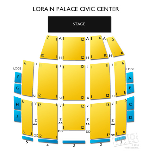 Lorain Palace Theater Seating Chart Vivid Seats