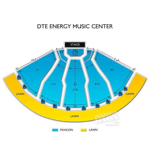 DTE Energy Music Theatre Tickets DTE Energy Music Theatre Information