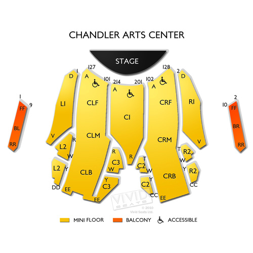 Chandler Arts Center Seating Chart Vivid Seats