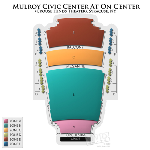 Mulroy Civic Center At Oncenter - Crouse Hinds Theatre