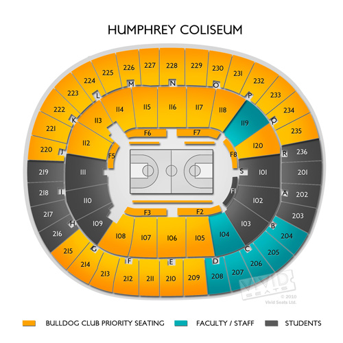 Humphrey Coliseum Seating Chart Vivid Seats