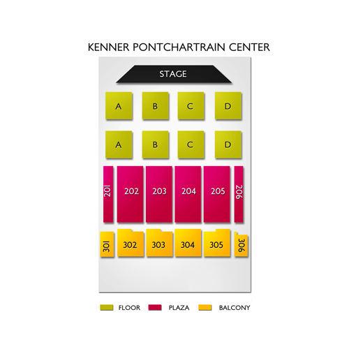Kenner Pontchartrain Center Seating Chart Vivid Seats