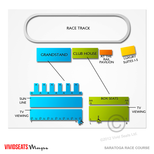 Saratoga Race Course Seating Chart