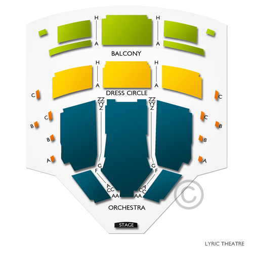 Lyric Theatre New York Seating Chart 