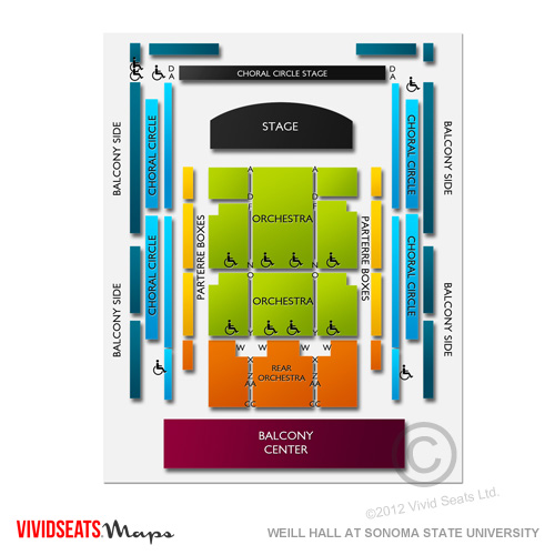 Weill Center Seating Chart