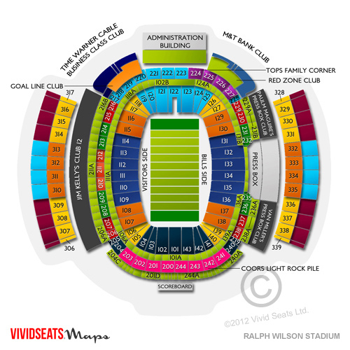 Buffalo Bills Stadium Seating Chart