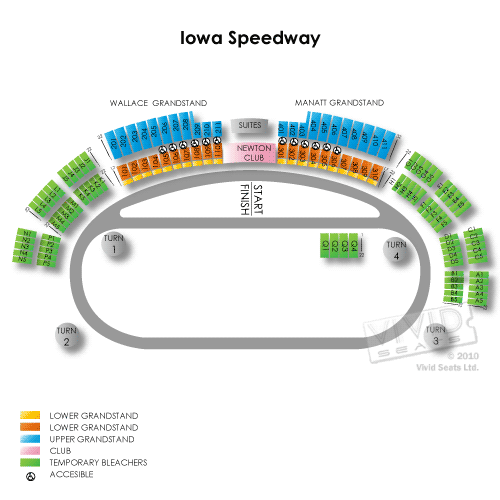 Iowa Speedway Tickets Iowa Speedway Seating Chart Vivid Seats