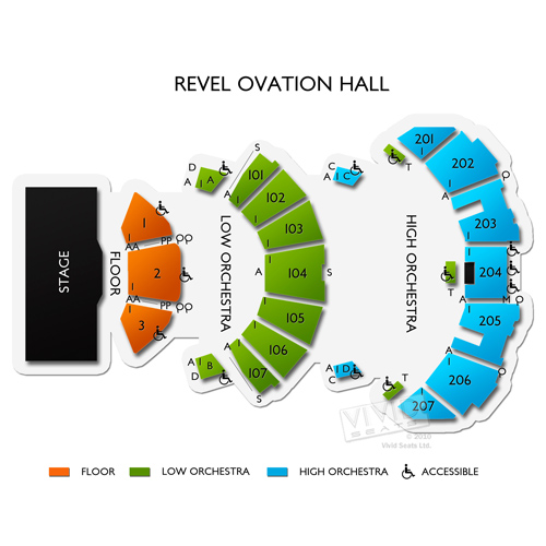 Revel Ovation Hall Tickets Revel Ovation Hall Information Revel
