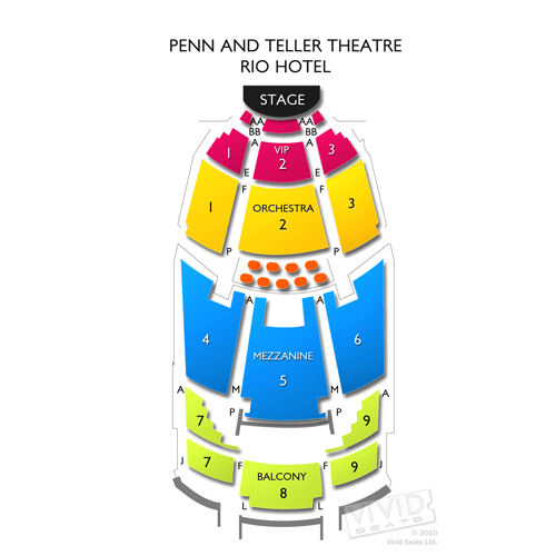 Penn & Teller Theater - Rio Hotel