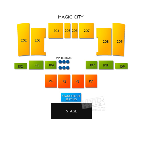 Magic City Casino Miami Seating Chart