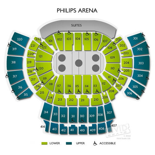 Philips Arena 3d Seating Chart Hawks
